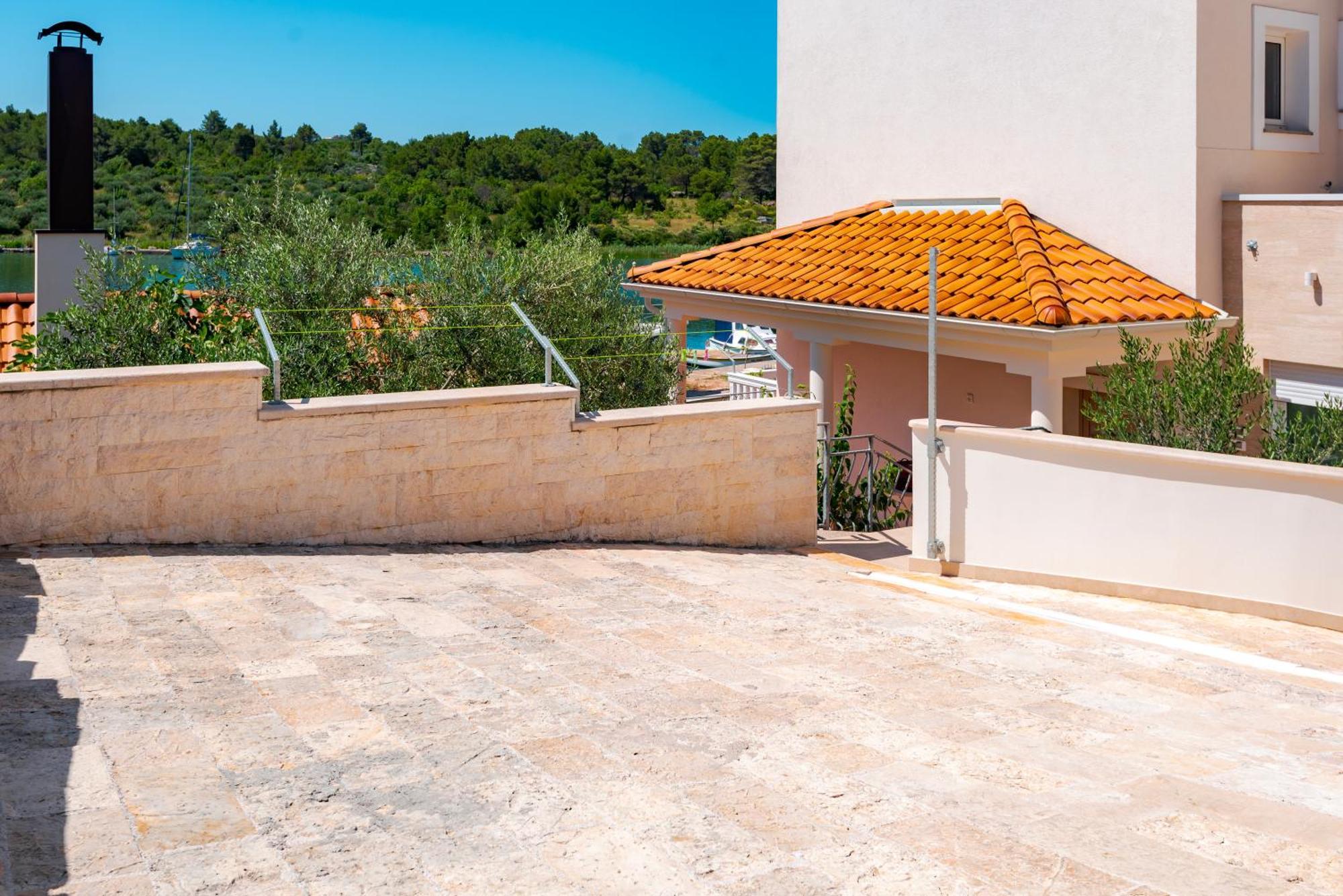 Apartment Bilice beach Exterior foto